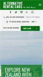 Mobile Screenshot of hireacar.co.nz